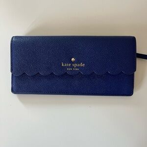 Kate Spade Purple Scalloped Wallet